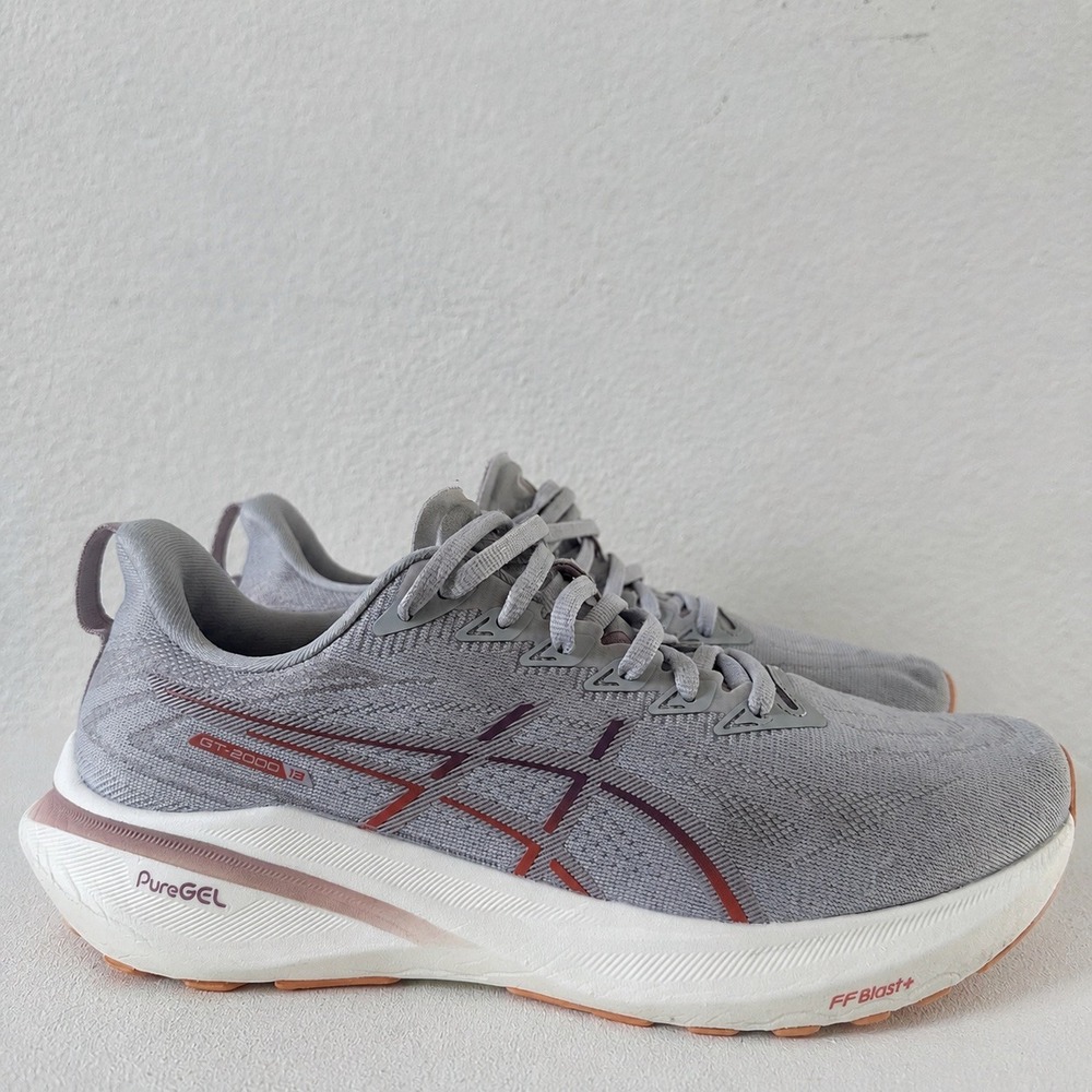 ASICS Women's GT-2000 13 in the Concrete/Watershed Rose Gray Sz 10